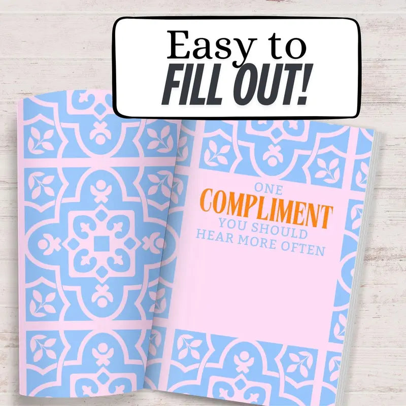 "Just a Few Things I Love About You Mom" – Personalized Fill-in-the-Blank Memory Book