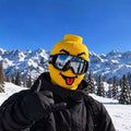 Funny Yellow Full Face Ski Mask | Windproof Balaclava for Skiing, Snowboarding, Cycling & Outdoor Adventures
