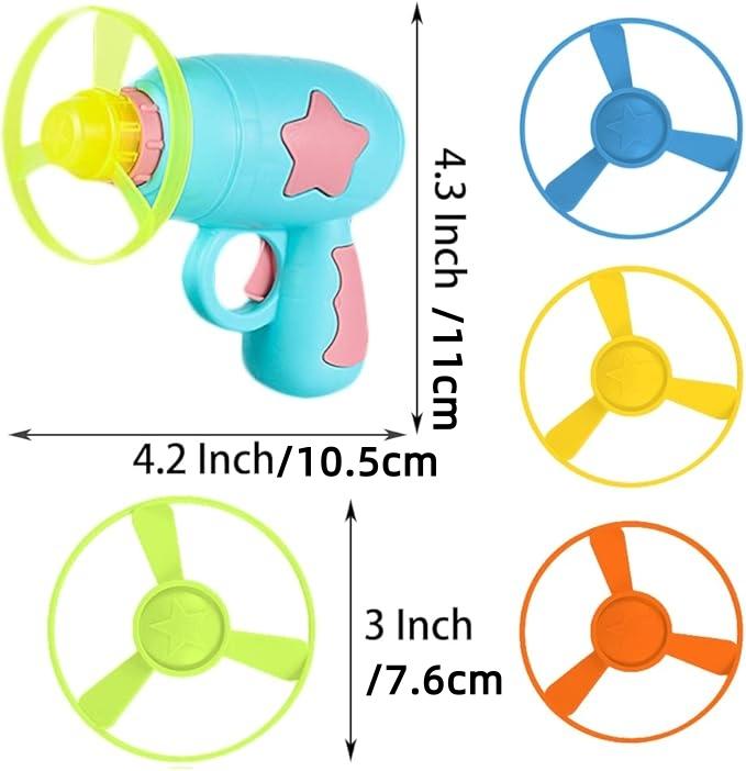 Pet Flying Disc Launcher Set | Interactive Fetch & Chase Toy for Cats & Dogs