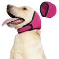 Soft Dog Noise-Reducing Ear Cover, Adjustable Calming Hood for Fireworks, Thunder & Grooming, Flexible Ear Wrap with Hook-and-Loop Closure for Small Medium Large Dogs