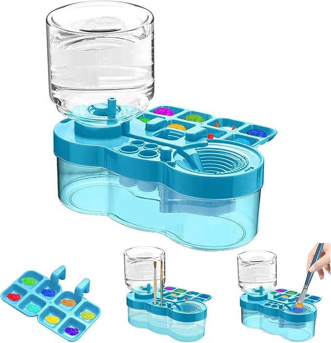 Paint Brush Cleaner Upgraded Paint Brush Rinser with Water Cycle