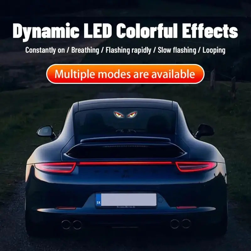 Vampire Devil Eyes LED Panel | Dynamic APP Control Car Window Display