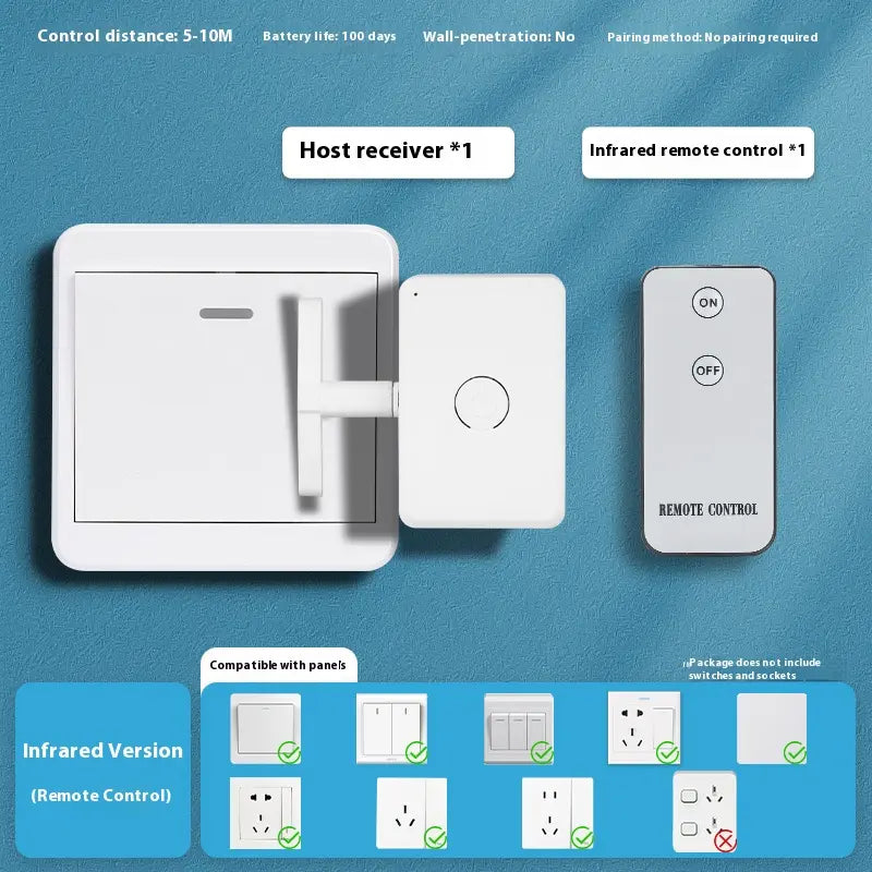 Lazy Light Switch Robot - Finger Bot for Smart Home Wireless Light Switch Controller with Strong Signal Through Walls for Bedroom Dorm Home