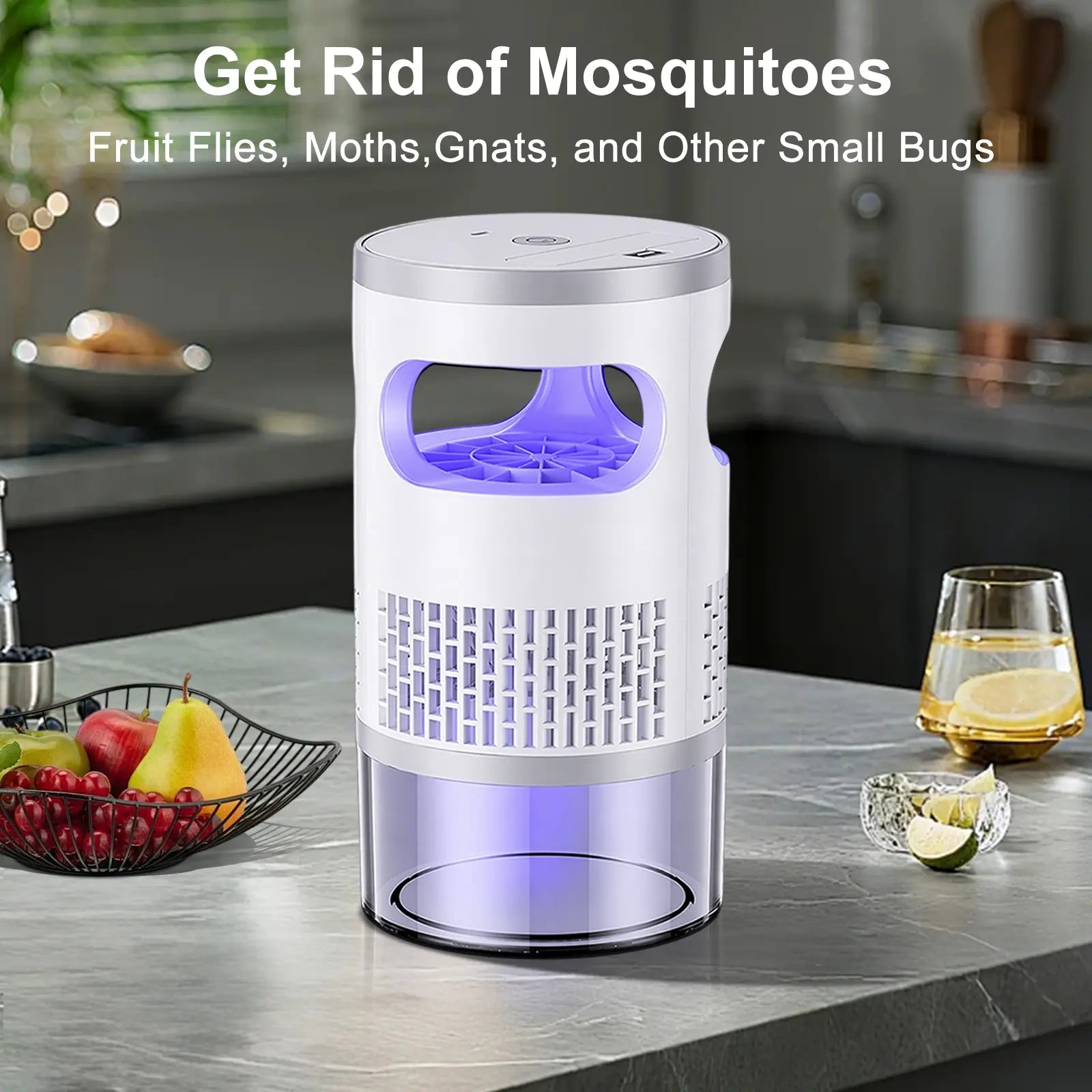 Gainstarx Indoor Suction Insect Trap with Light (Non-Zapper)