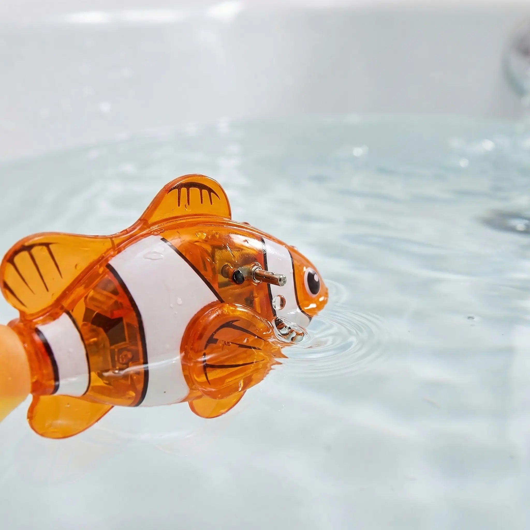 4-Pack LED Swimming Robot Fish Bath Toys for Toddlers