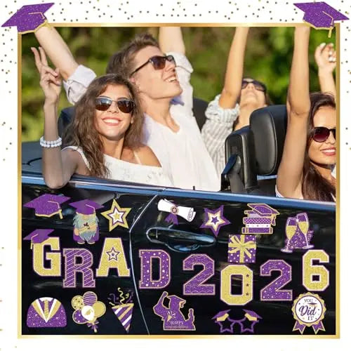 2026 Graduation Car Magnets & Refrigerator Decals