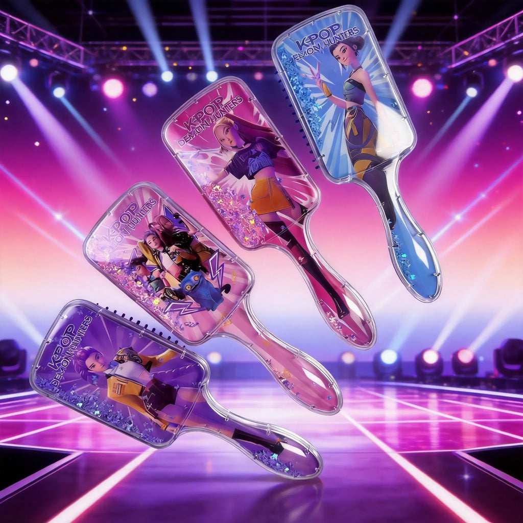 K-Pop Demon Hunters Quicksand Cushion Hairbrush