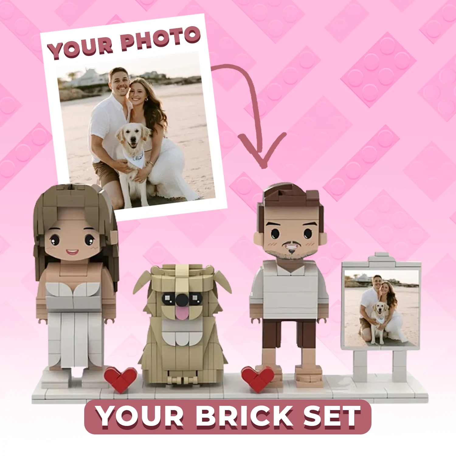 Custom Brick Figures Small Particle Block Toy Brick Me Gifts