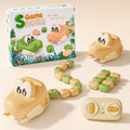 Remote Control Snake Game Toy, Cute Pixel-Style Slithering Floor Toy for Kids and Family Play