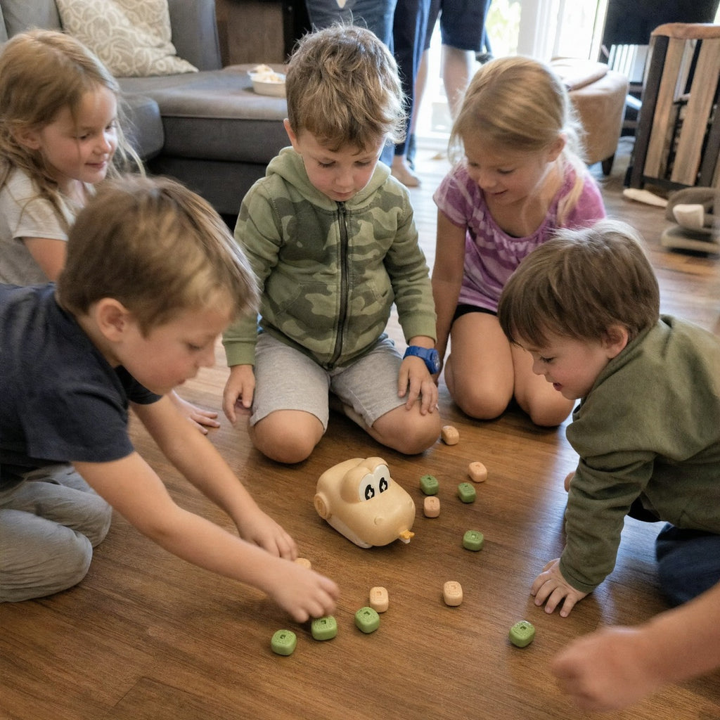 Remote Control Snake Game Toy, Cute Pixel-Style Slithering Floor Toy for Kids and Family Play