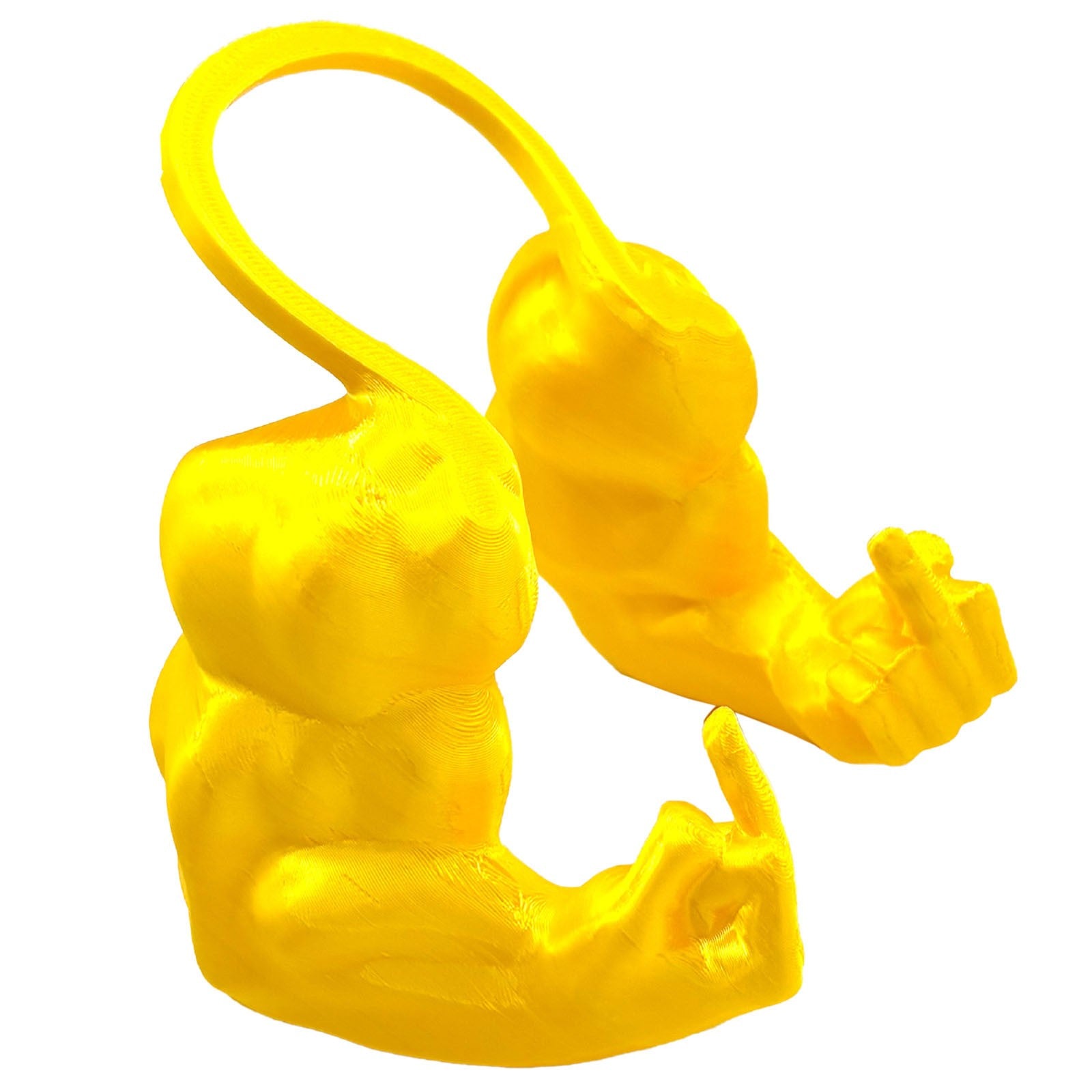 Cat Muscle Arm with Middle Finger 3D Printed Hulks Muscle Cat Arm for Neck