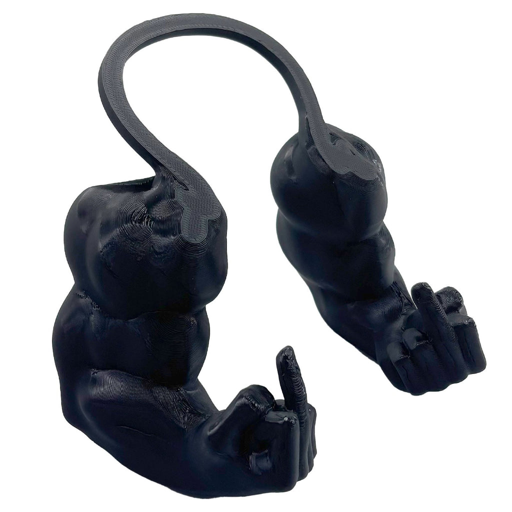 Cat Muscle Arm with Middle Finger 3D Printed Hulks Muscle Cat Arm for Neck