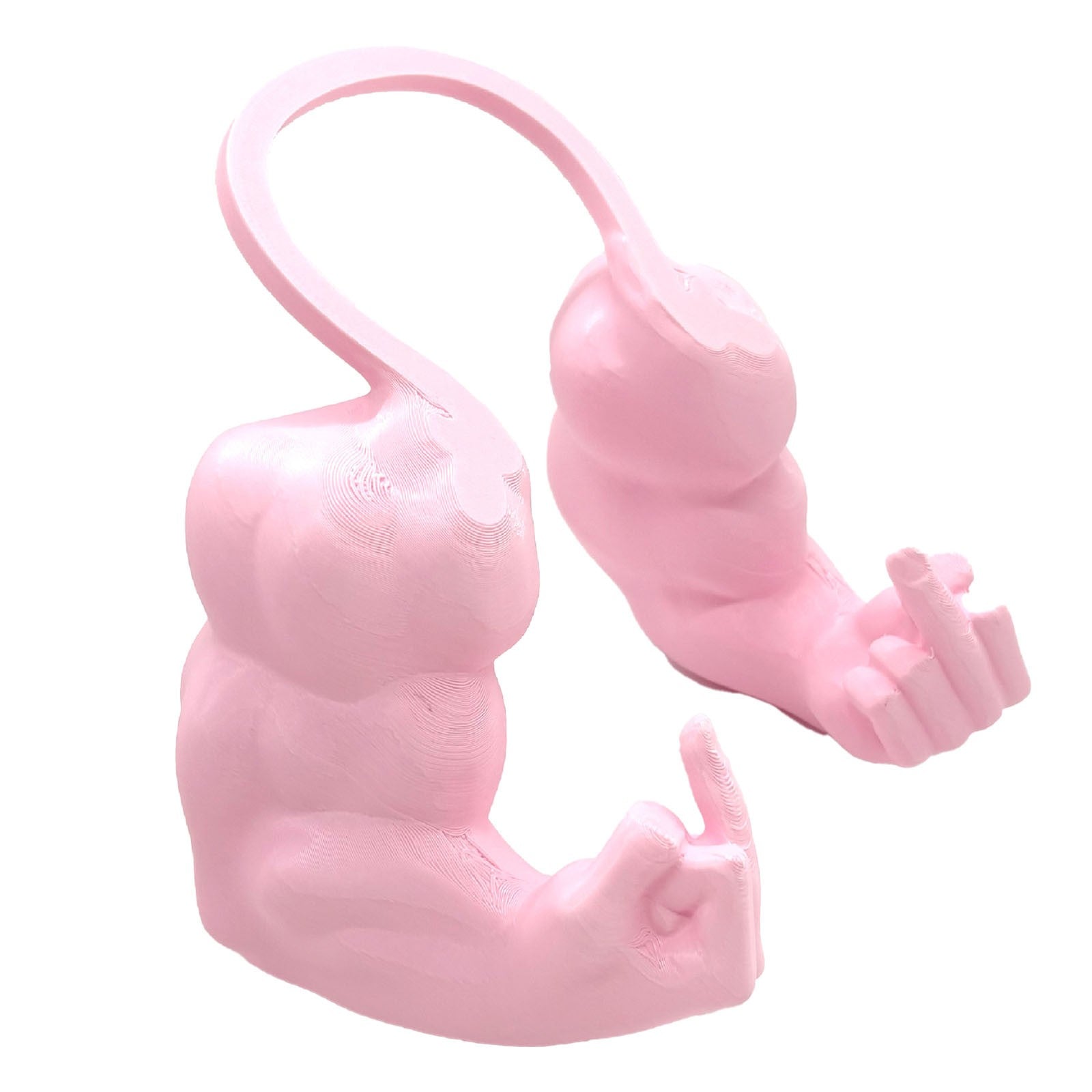 Cat Muscle Arm with Middle Finger 3D Printed Hulks Muscle Cat Arm for Neck
